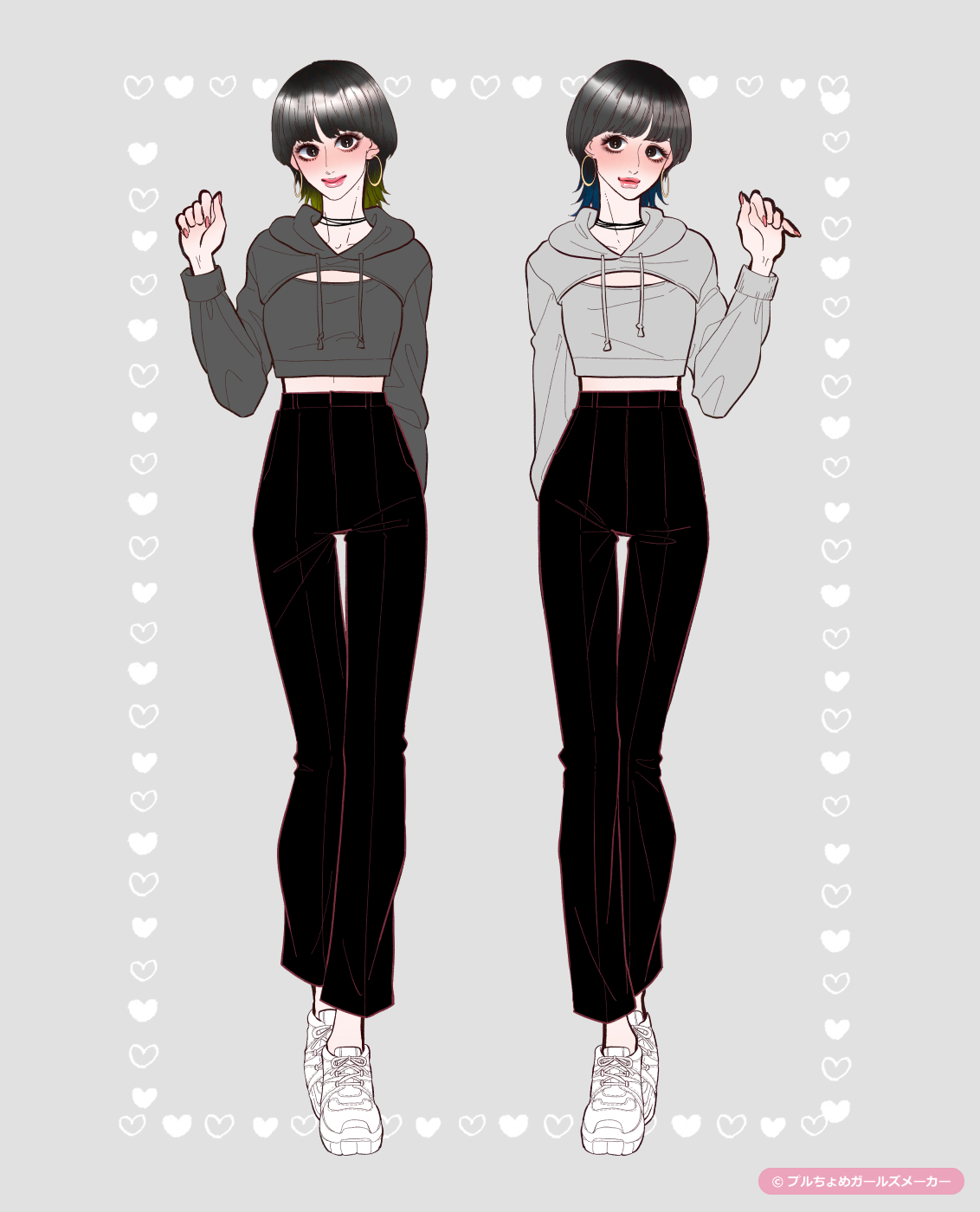 ガールズメーカーで作られた女の子2