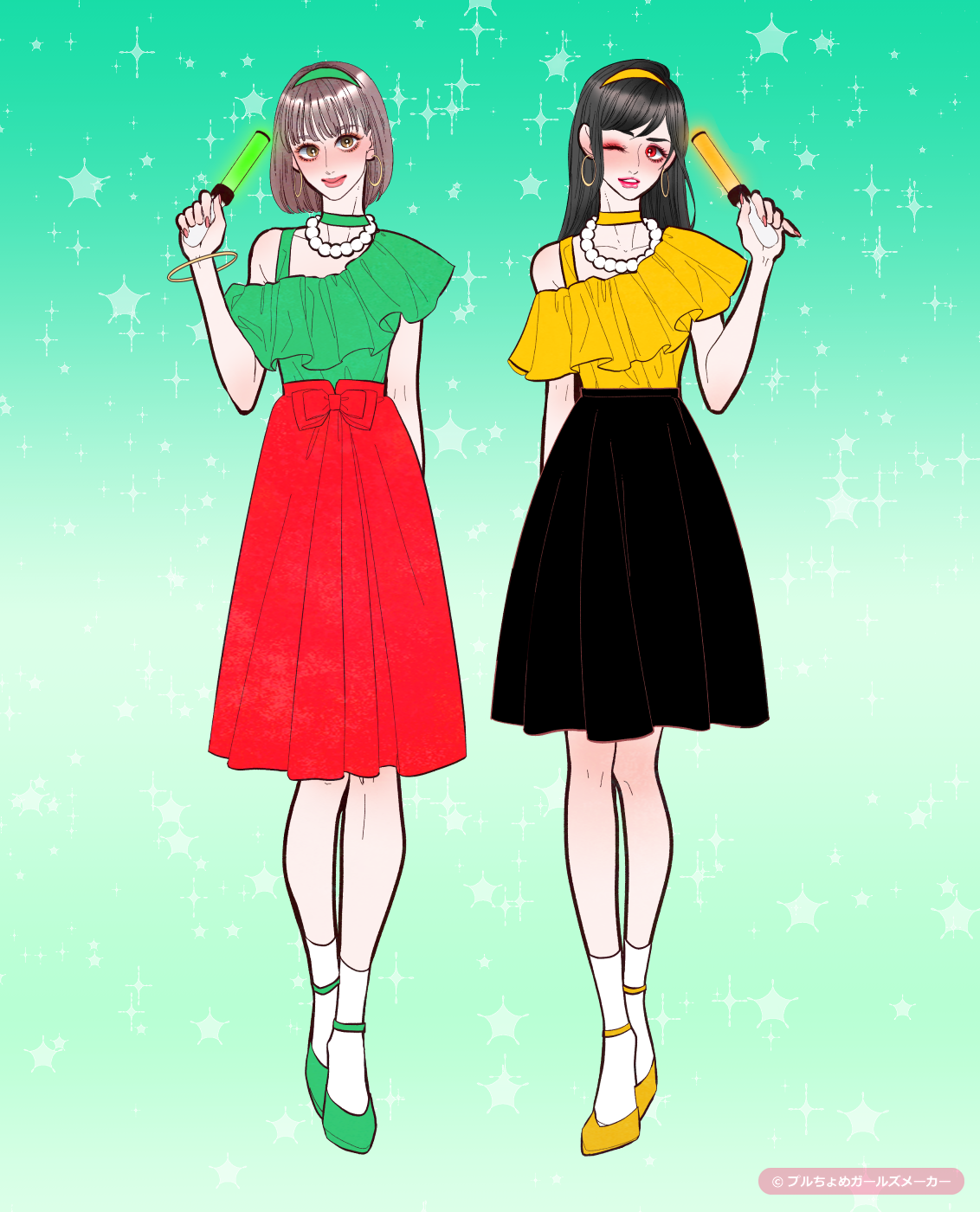 ガールズメーカーで作られた女の子2