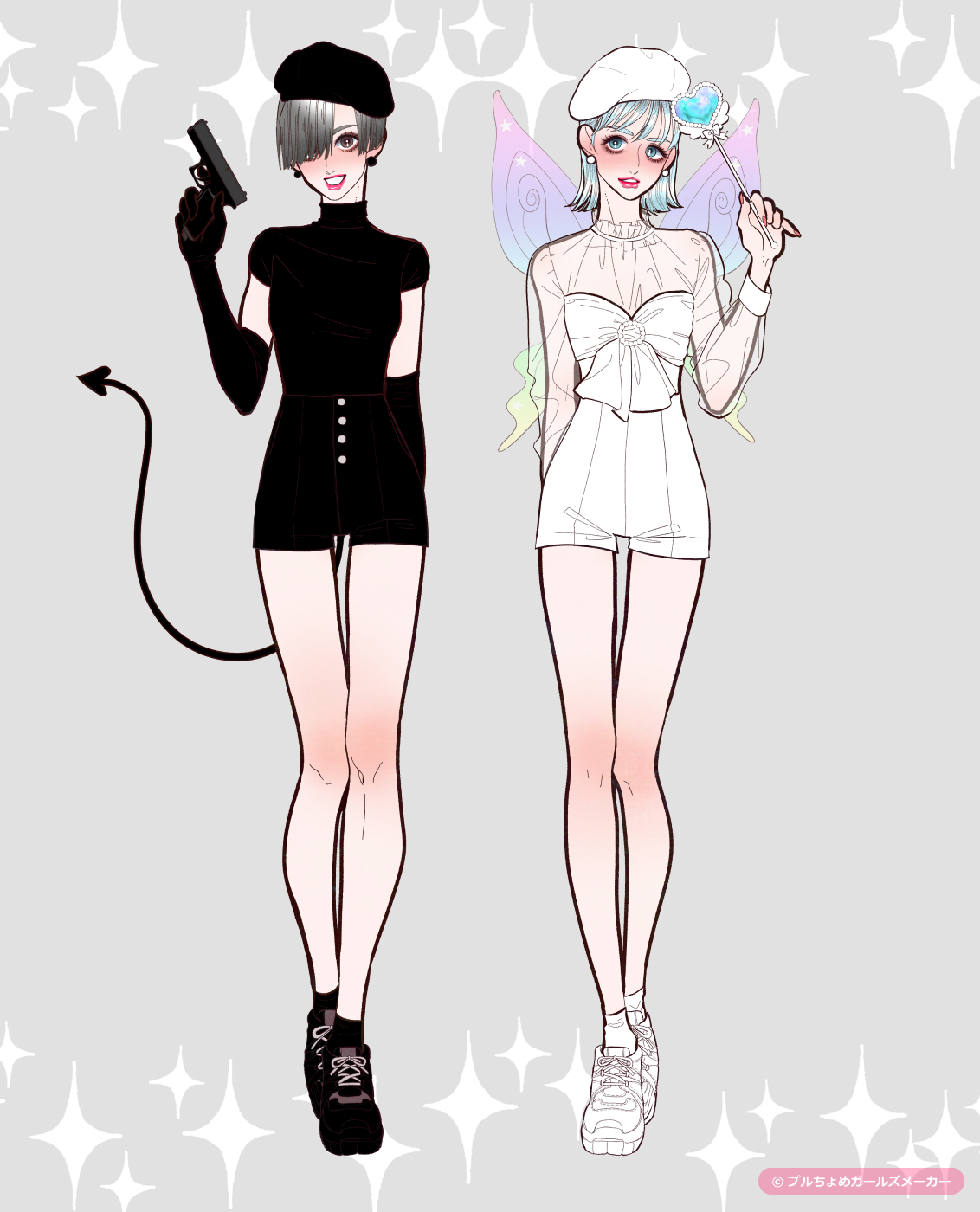 ガールズメーカーで作られた女の子1