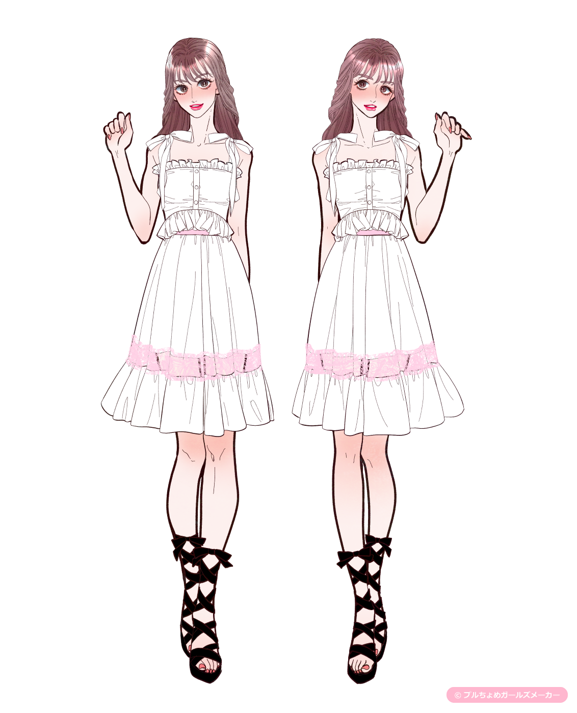 ガールズメーカーで作られた女の子2