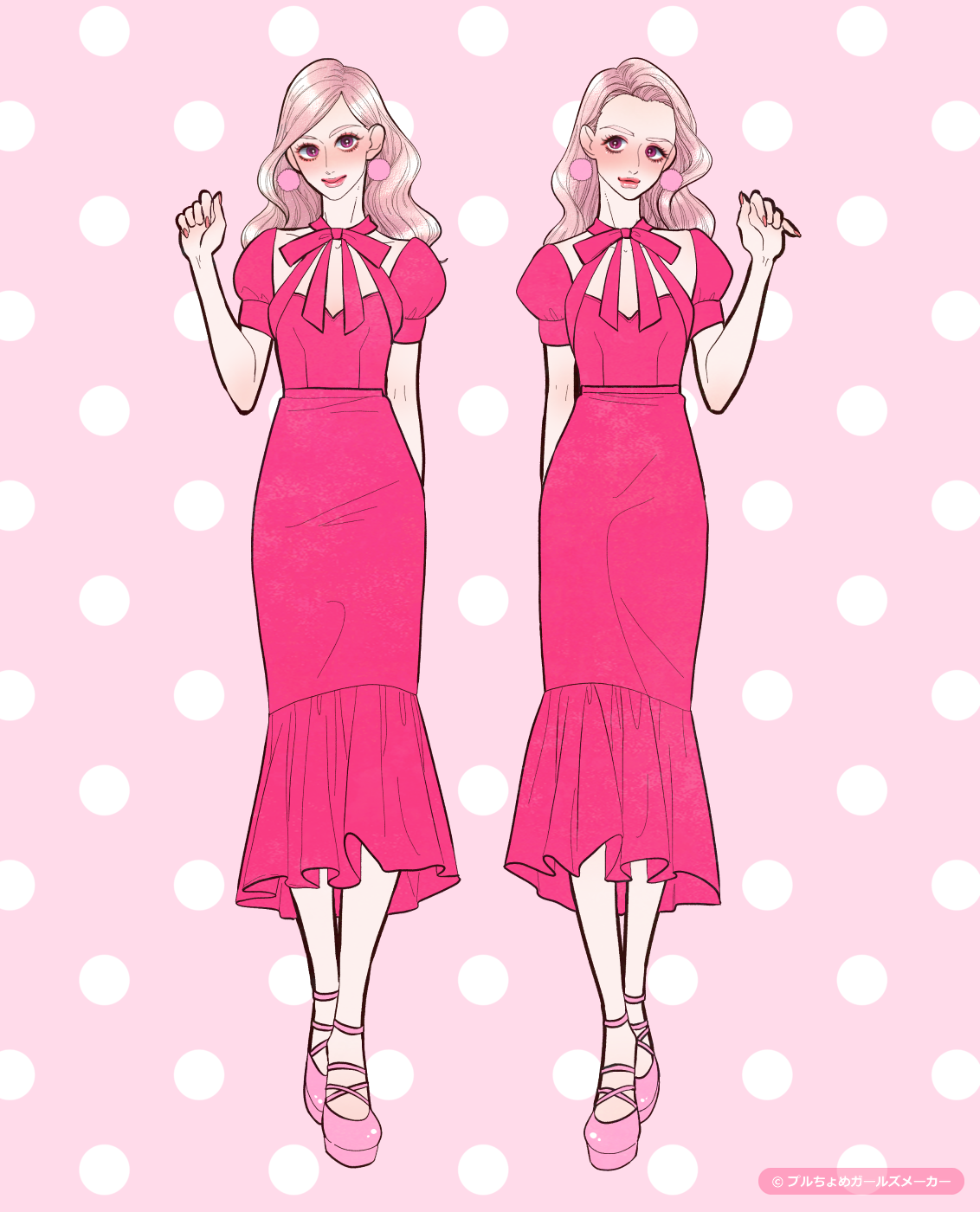 ガールズメーカーで作られた女の子1