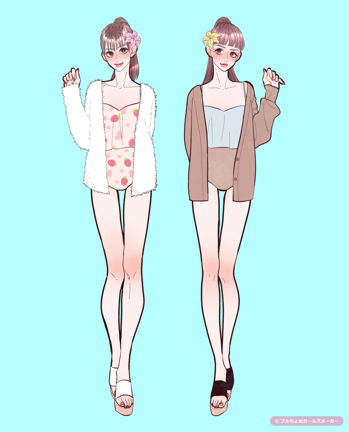 ガールズメーカーで作られた女の子1