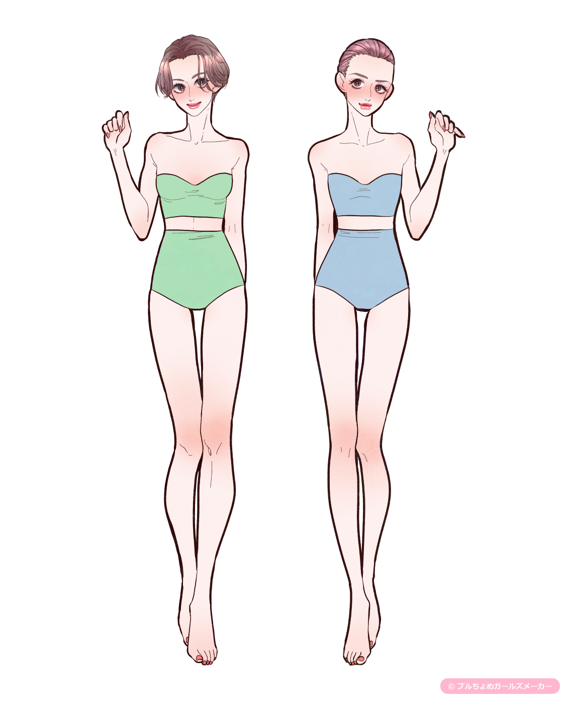 ガールズメーカーで作られた女の子1