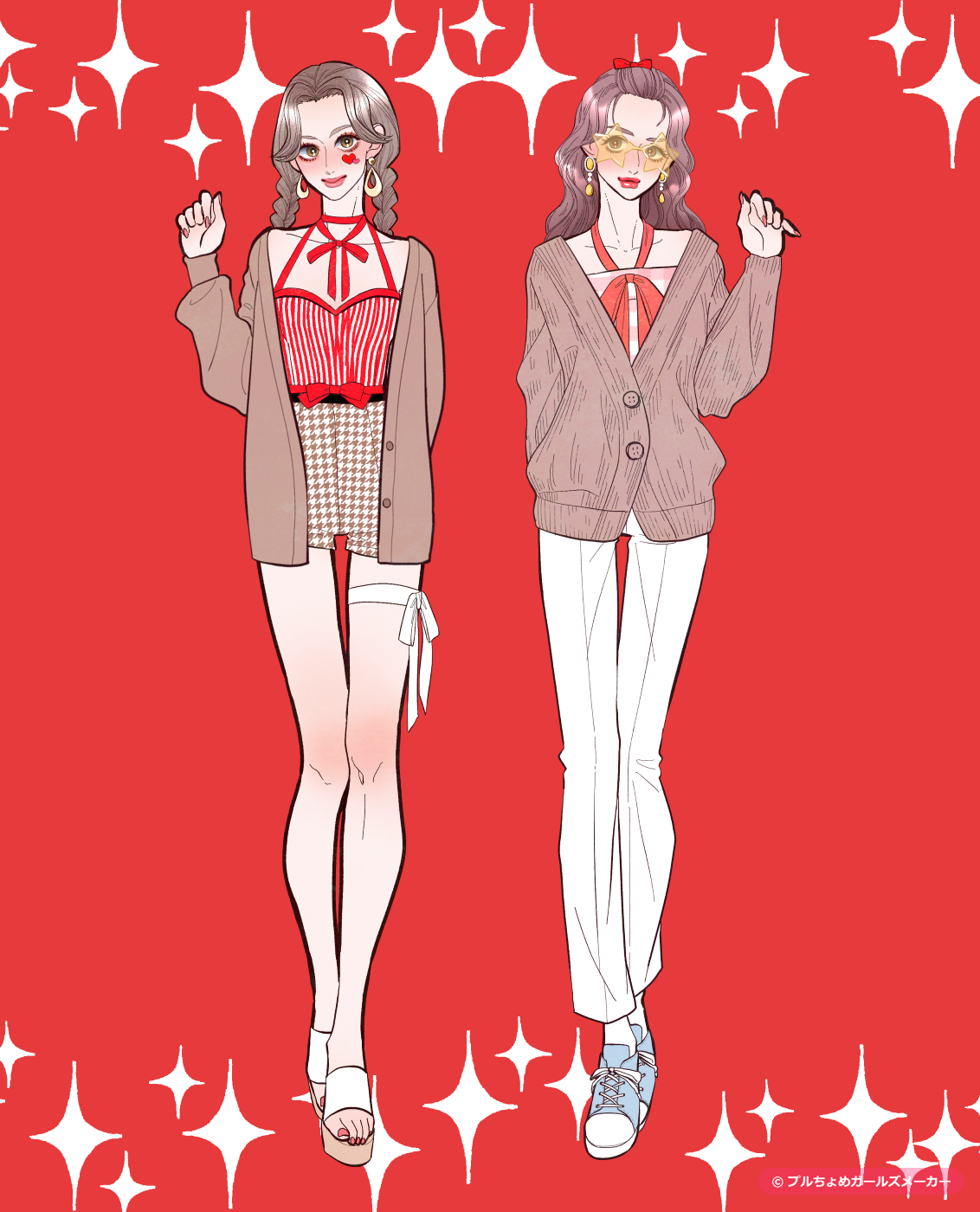 ガールズメーカーで作られた女の子1