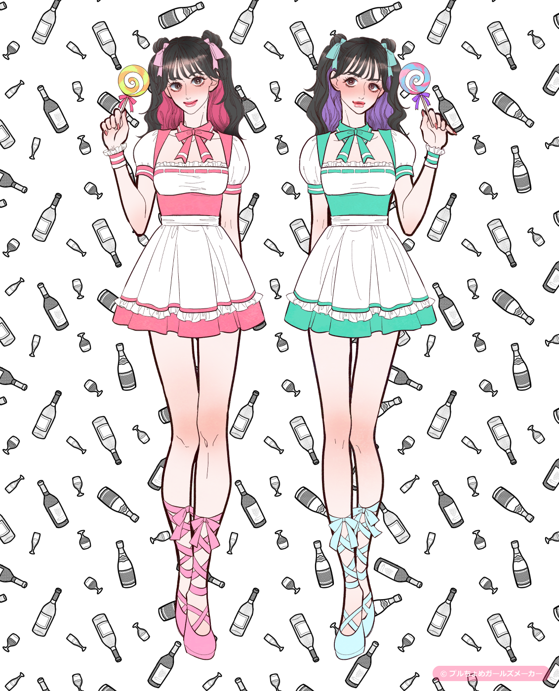 ガールズメーカーで作られた女の子1