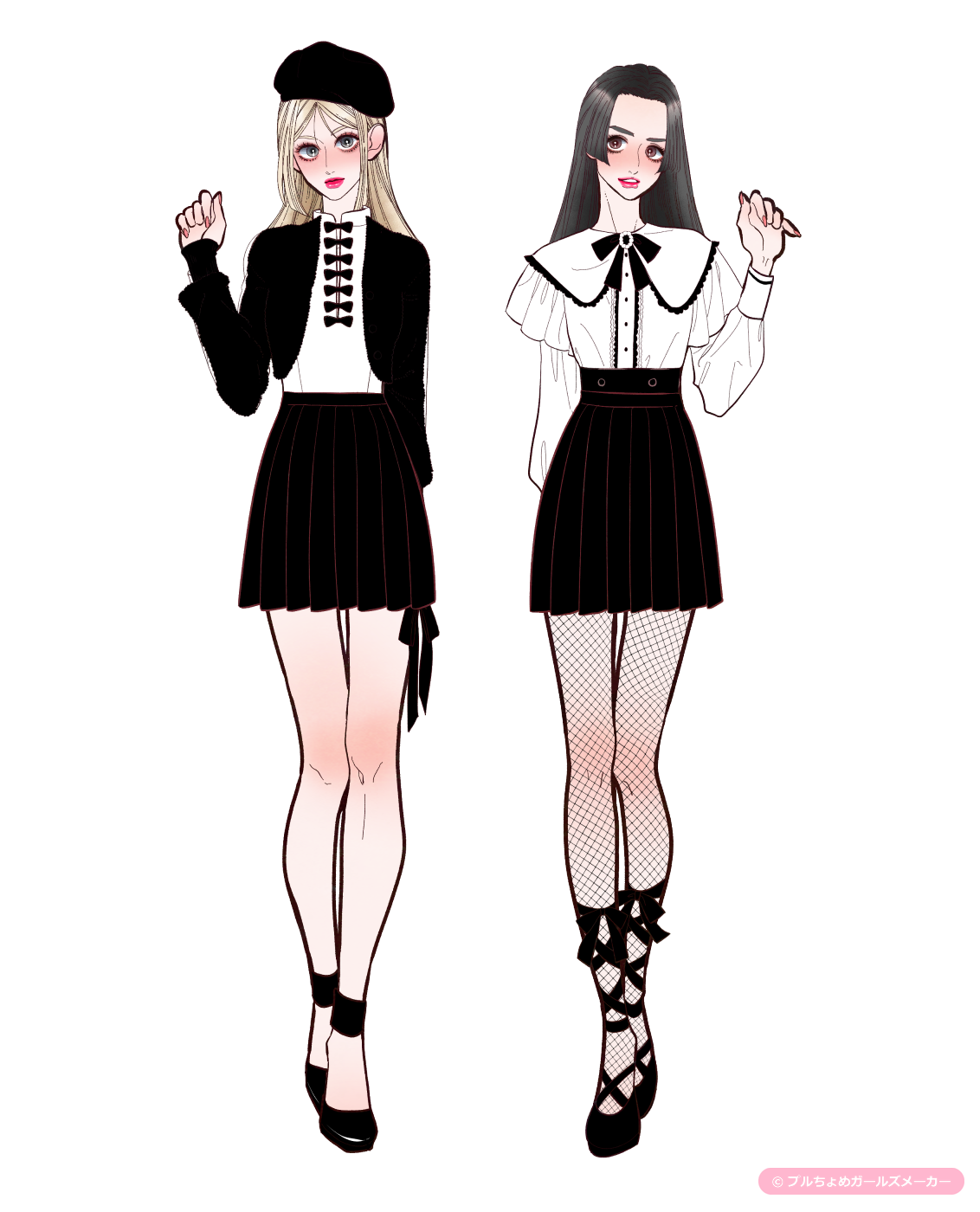 ガールズメーカーで作られた女の子1