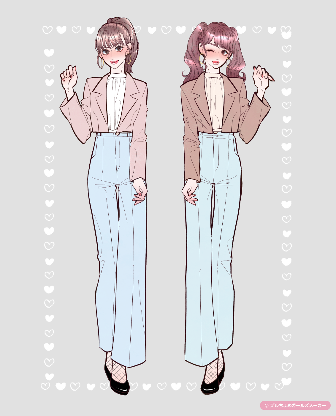 ガールズメーカーで作られた女の子1