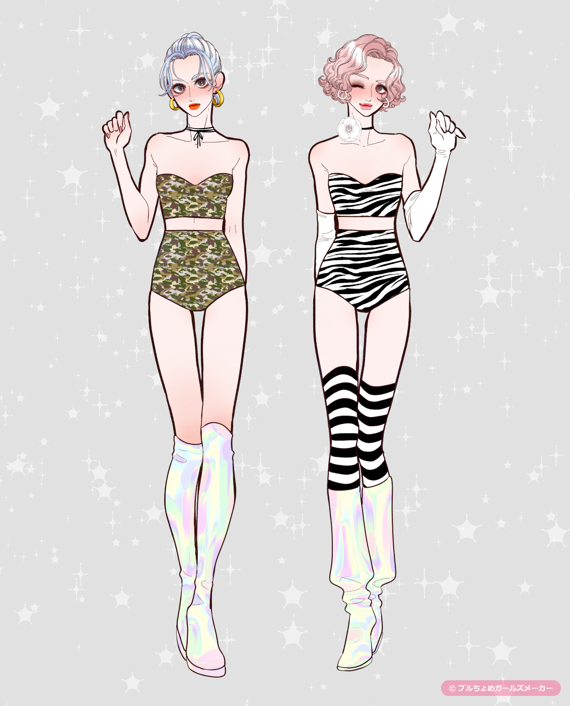 ガールズメーカーで作られた女の子1