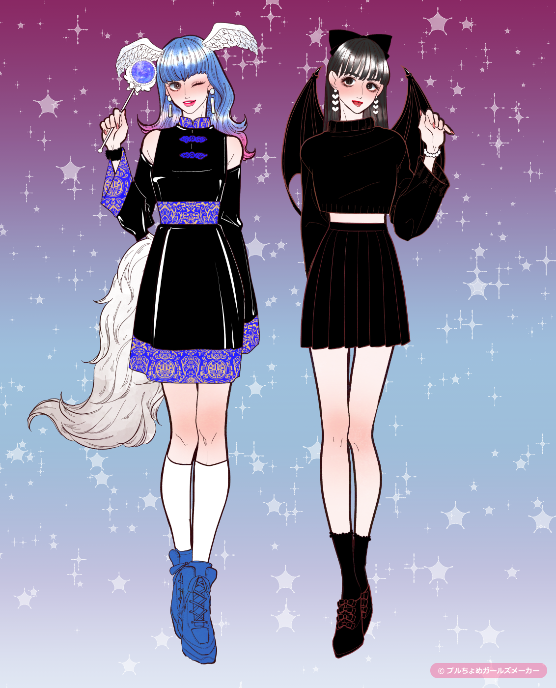ガールズメーカーで作られた女の子1