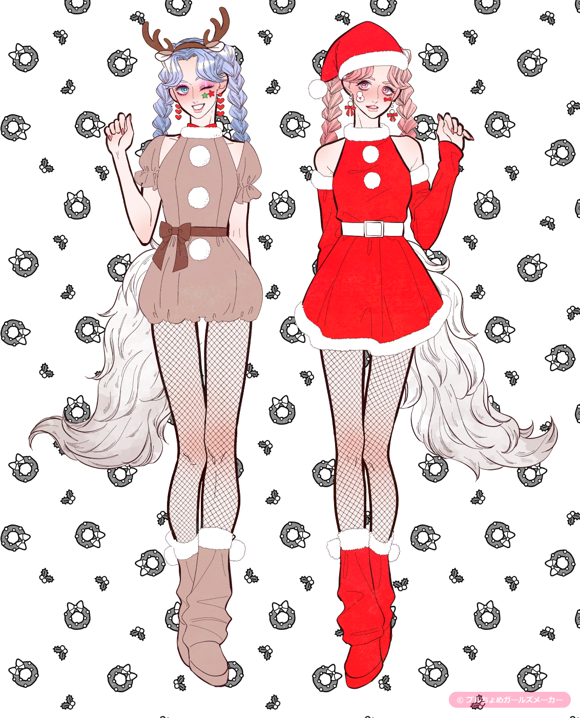 ガールズメーカーで完成した女の子たち