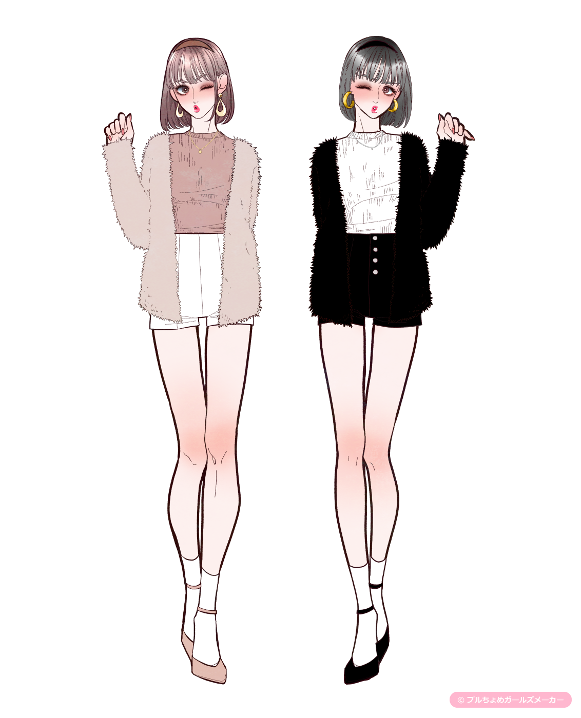 ガールズメーカーで作られた女の子1