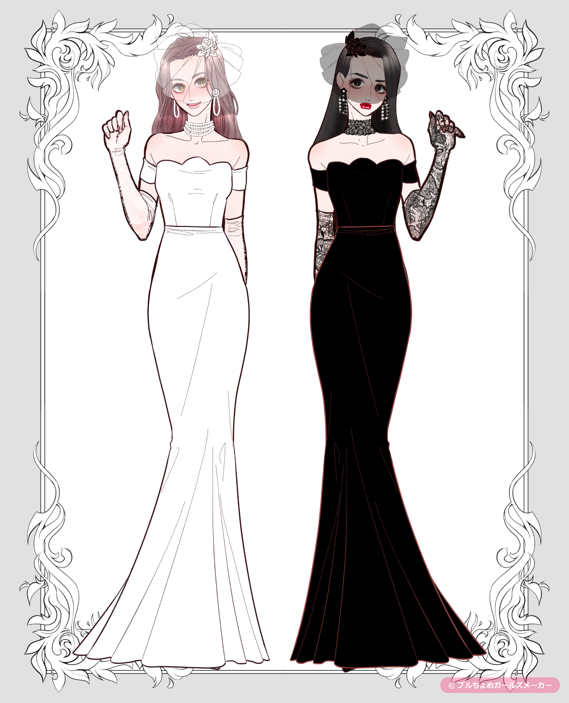 ガールズメーカーで作られた女の子1