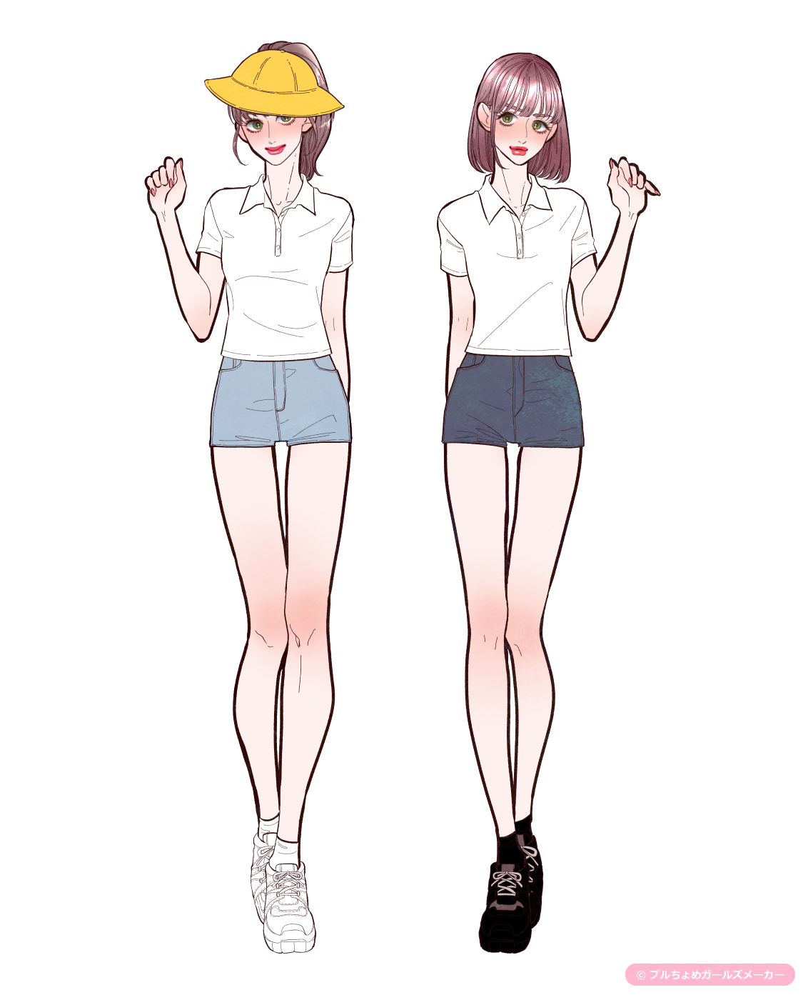 ガールズメーカーで作られた女の子1