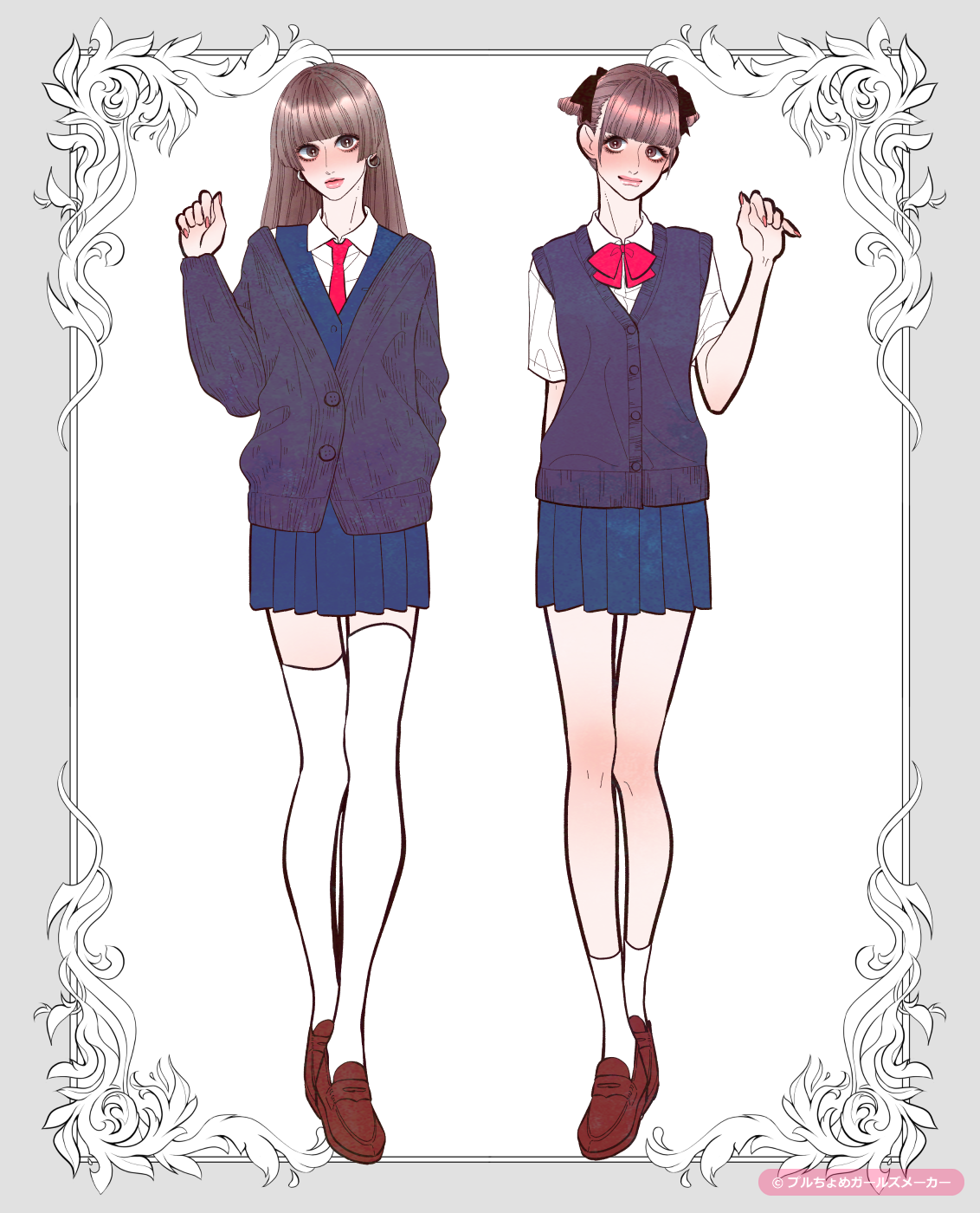 ガールズメーカーで作られた女の子3