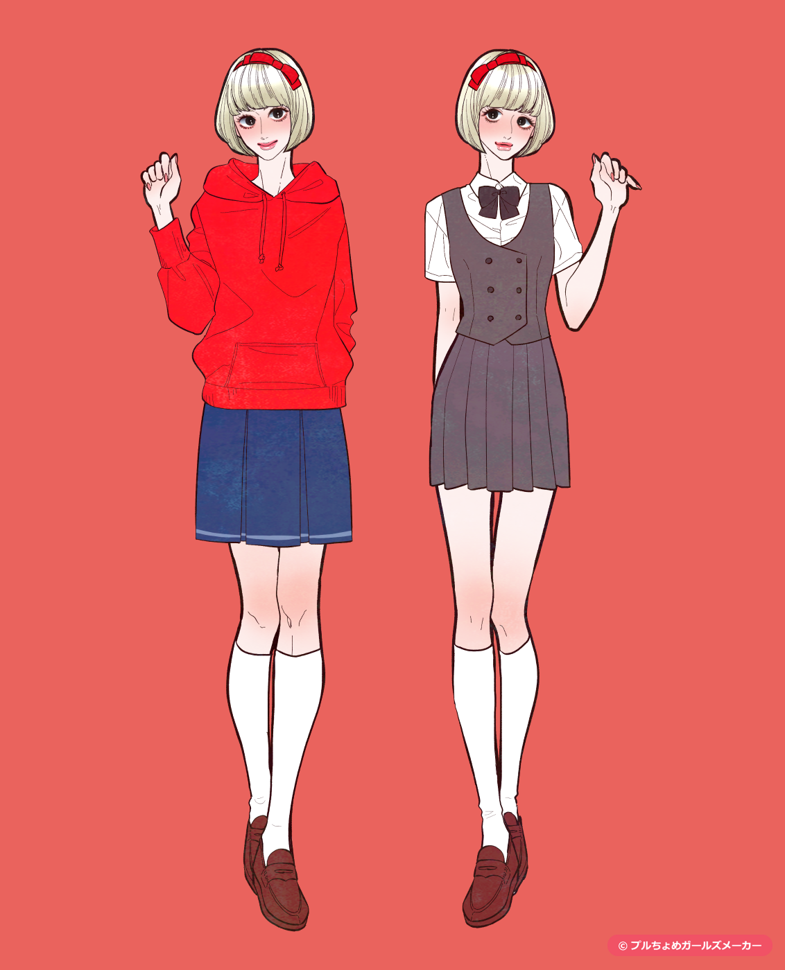 ガールズメーカーで作られた女の子2