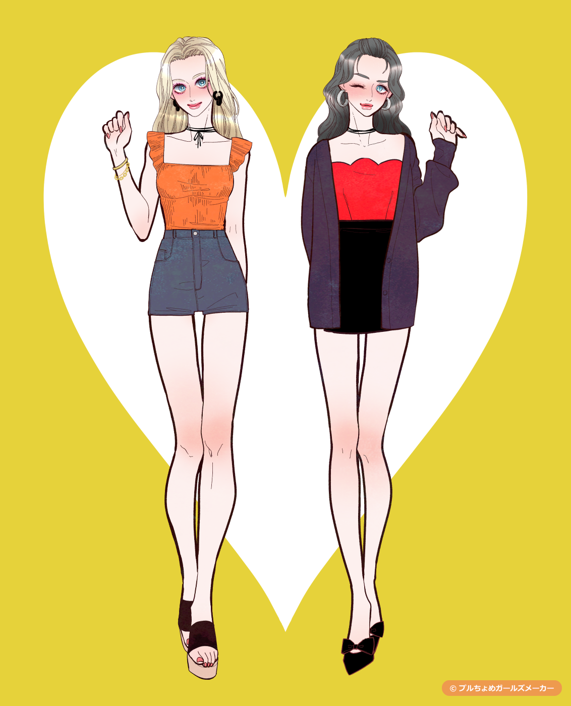 ガールズメーカーで作られた女の子2