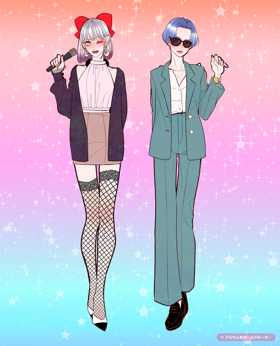 ガールズメーカーで作られた女の子1