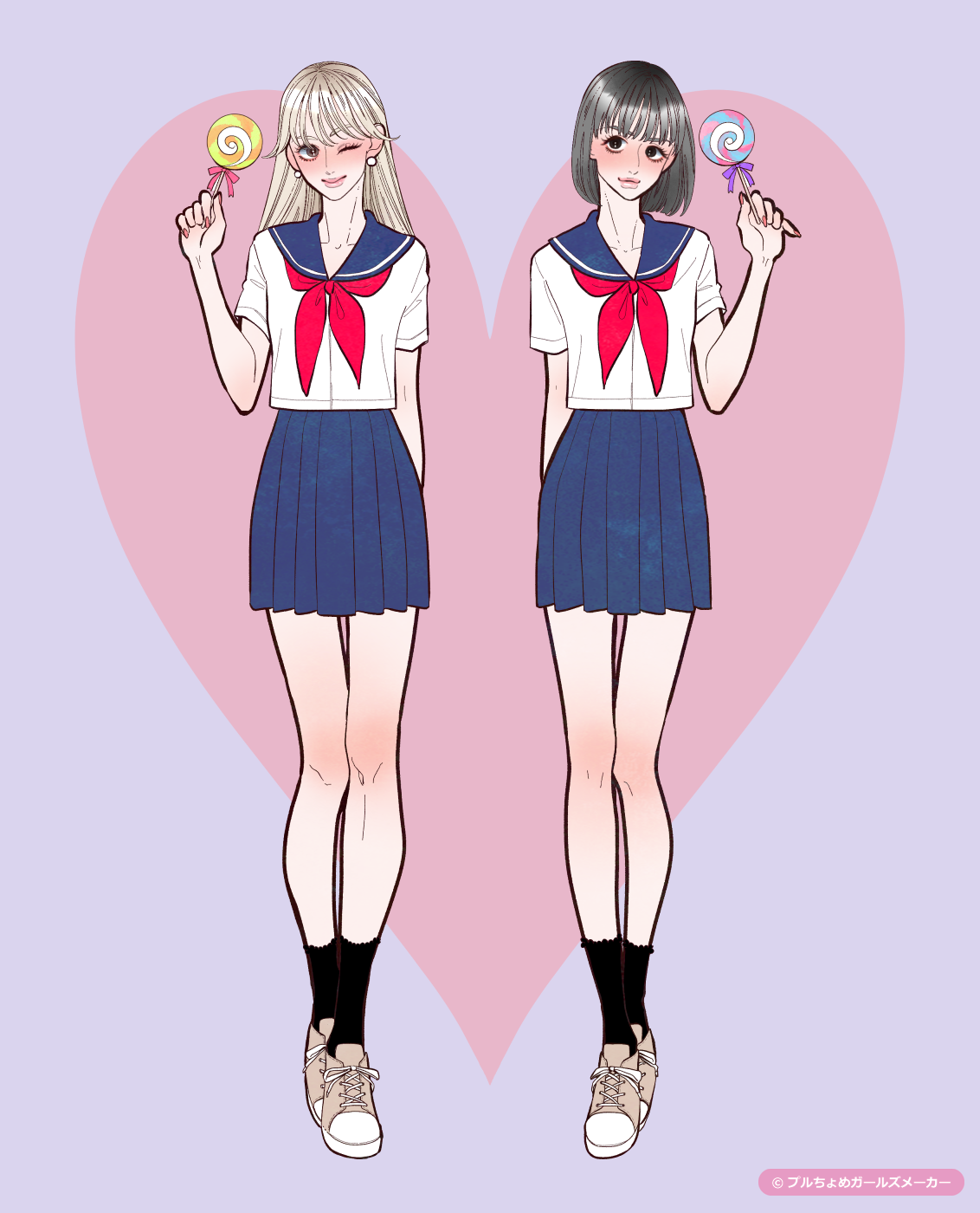 拡大 ガールズメーカーで作られた女の子5