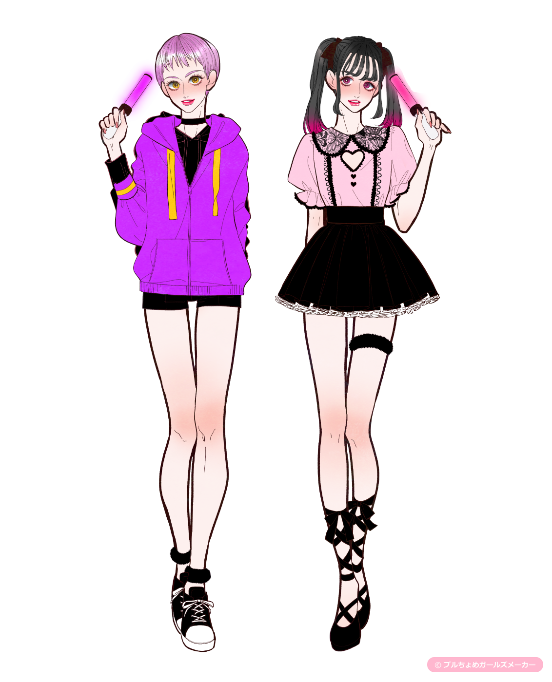 ガールズメーカーで作られた女の子1