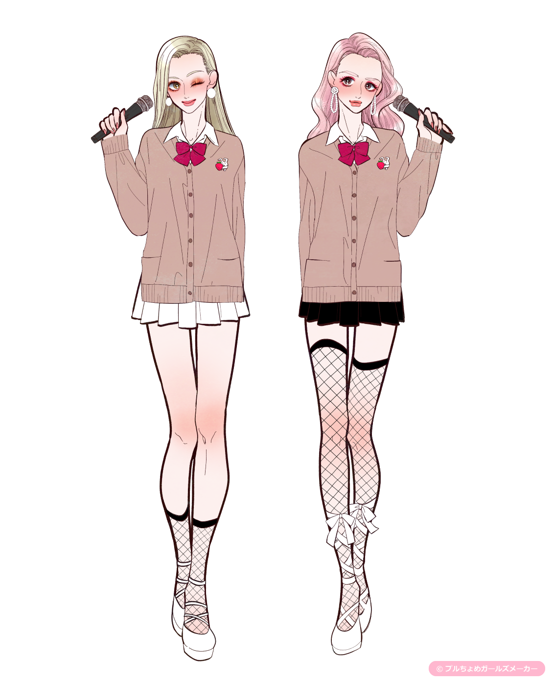 ガールズメーカーで作られた女の子1