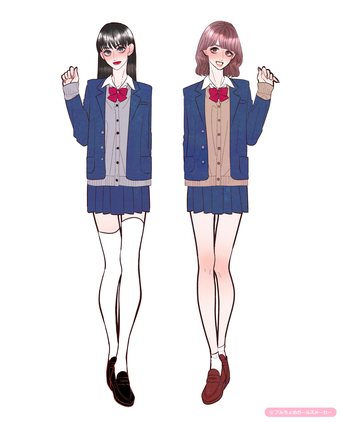 ガールズメーカーで作られた女の子1