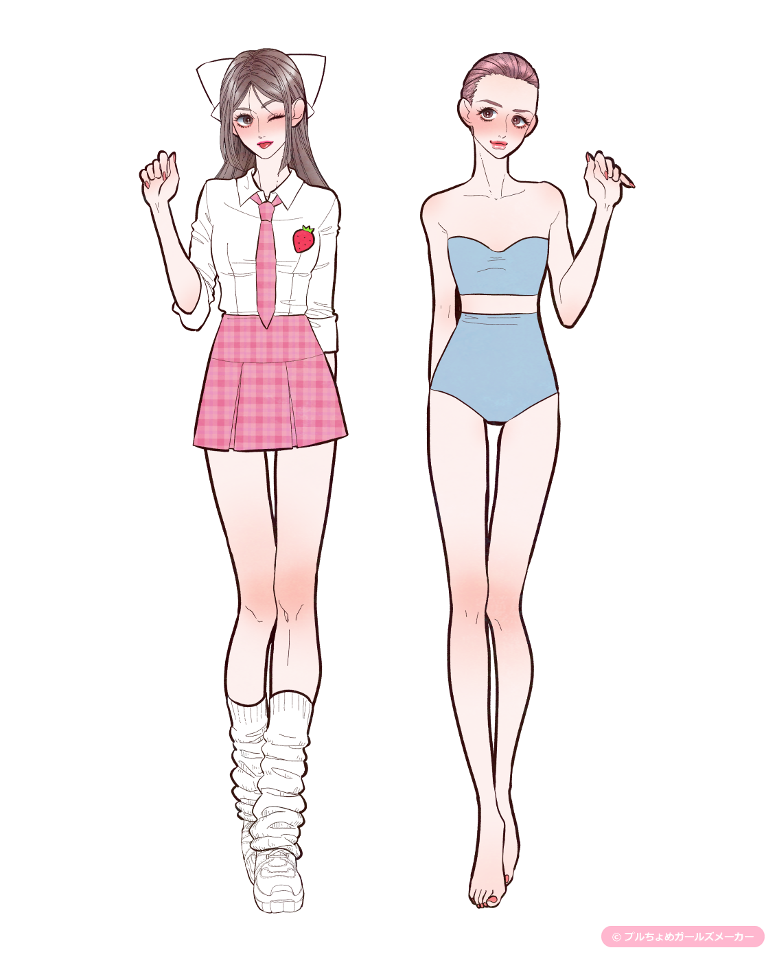 ガールズメーカーで作られた女の子3