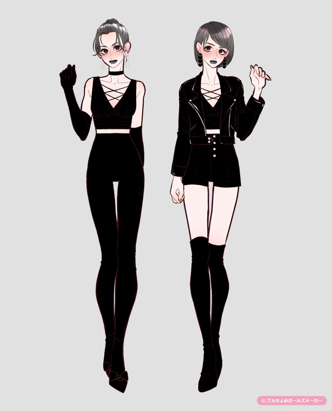 ガールズメーカーで作られた女の子1