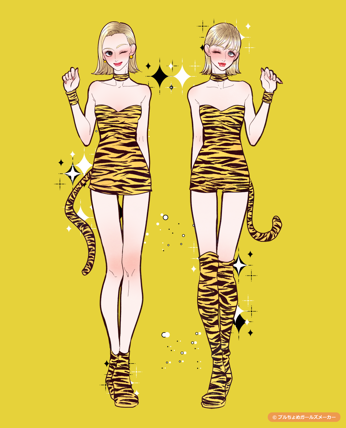 ガールズメーカーで作られた女の子1