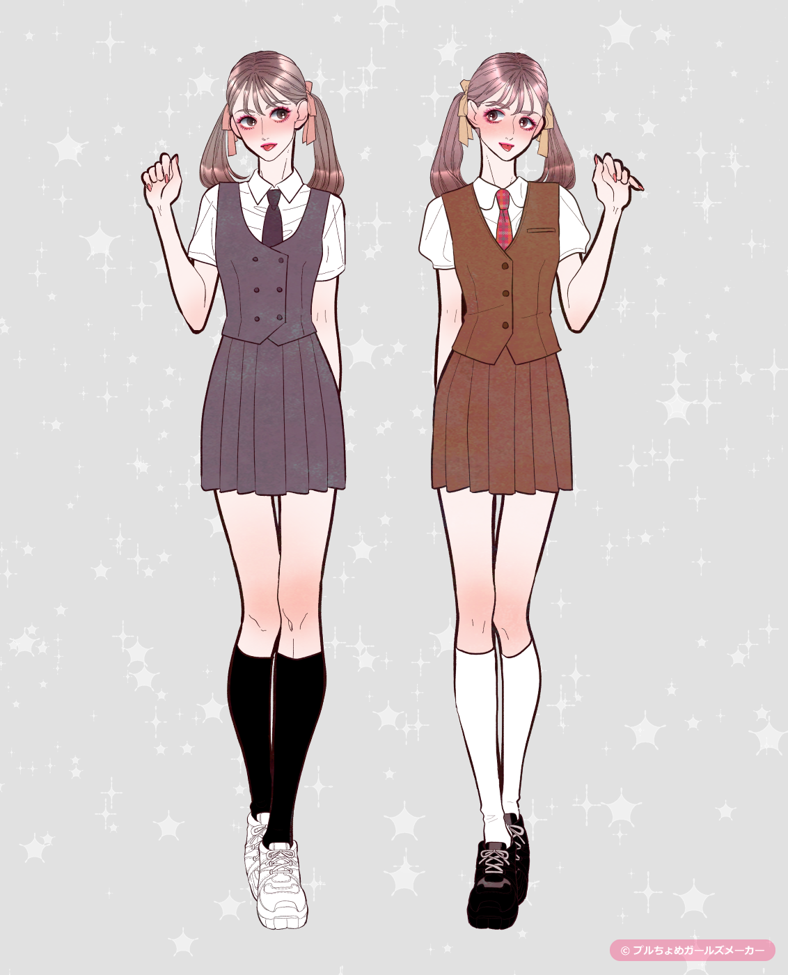 ガールズメーカーで作られた女の子1