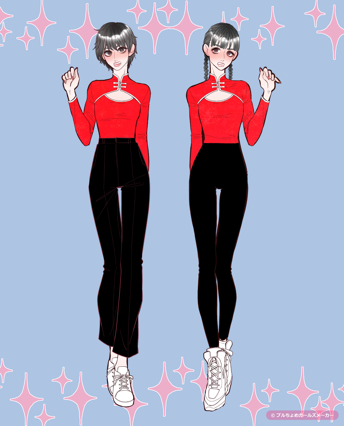 ガールズメーカーで作られた女の子3