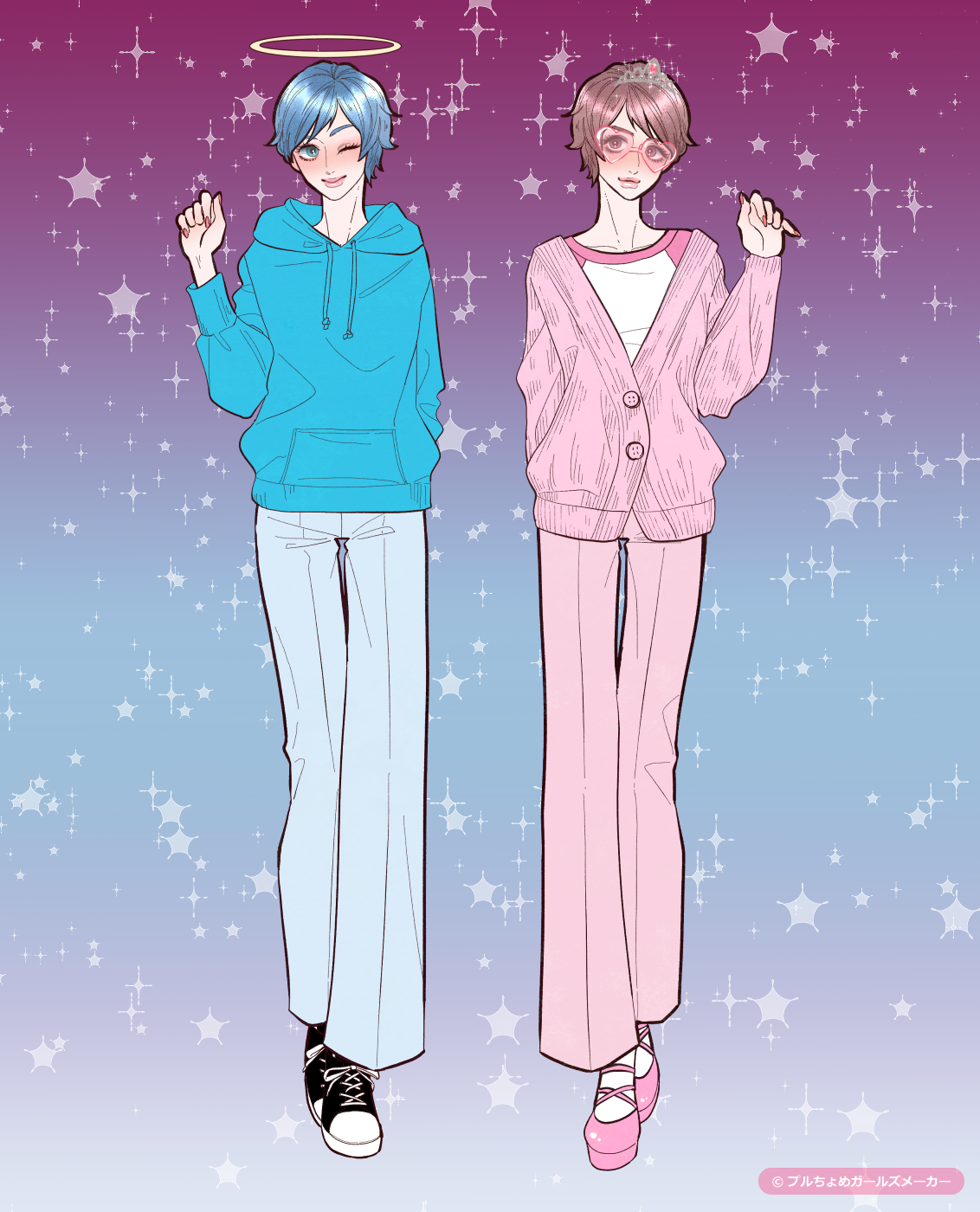 ガールズメーカーで作られた女の子1