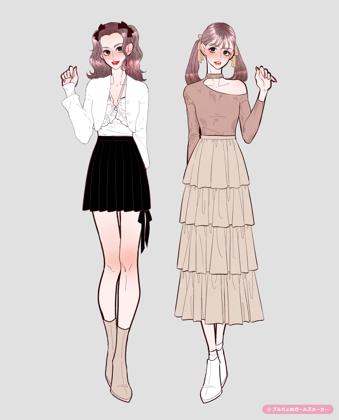 ガールズメーカーで作られた女の子1