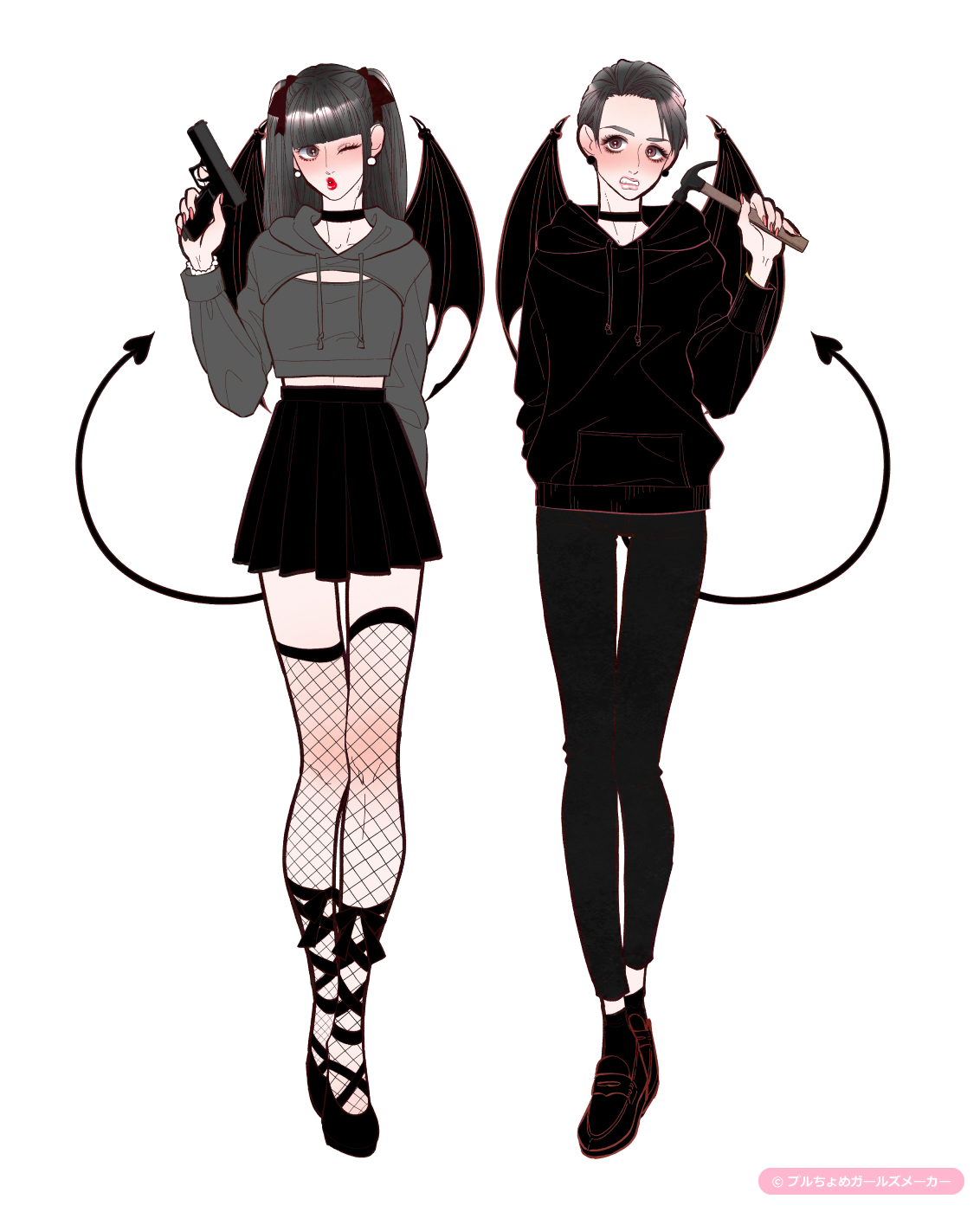 ガールズメーカーで作られた女の子1