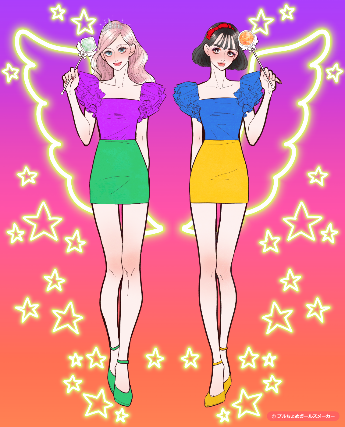 ガールズメーカーで作られた女の子1