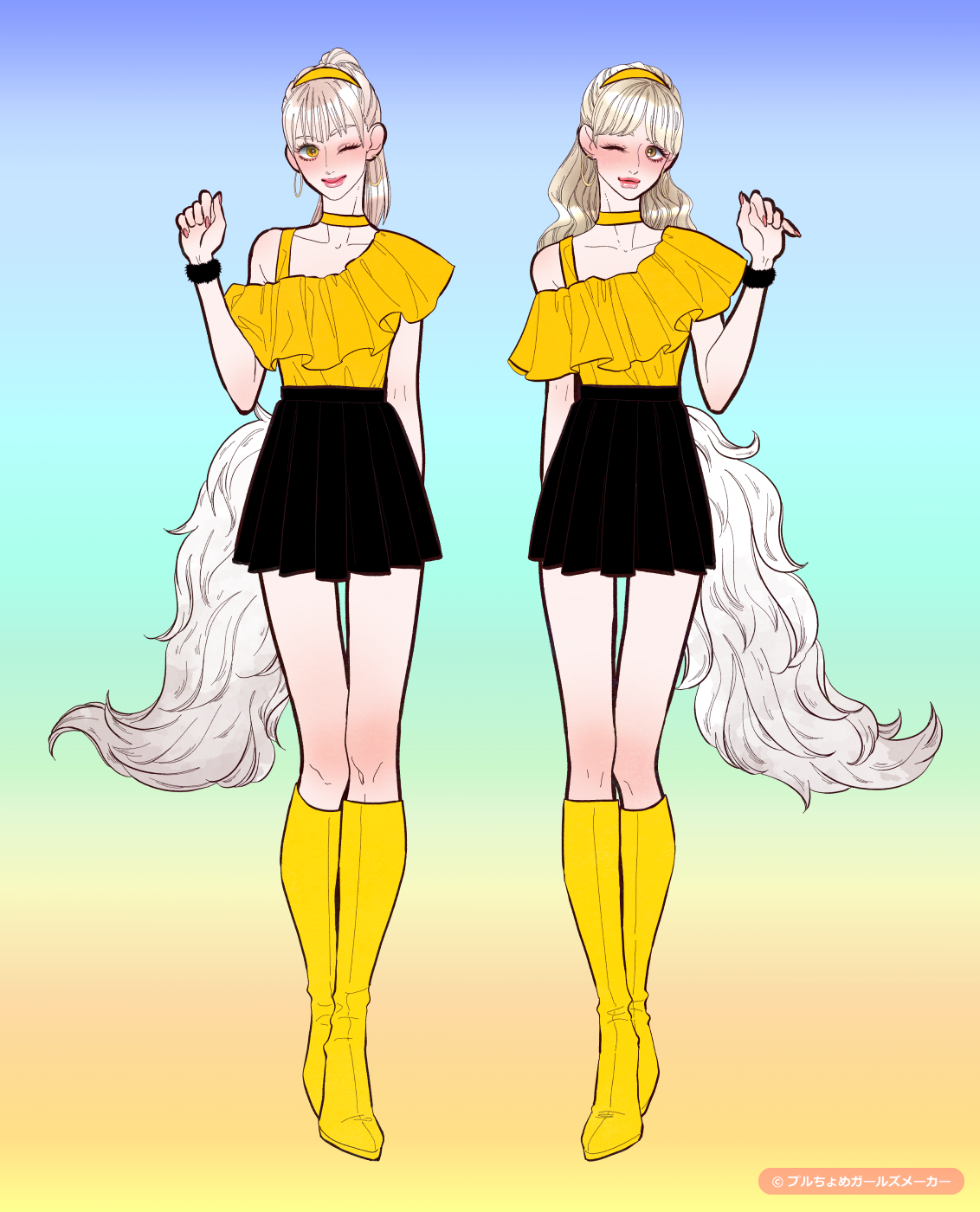 ガールズメーカーで作られた女の子3