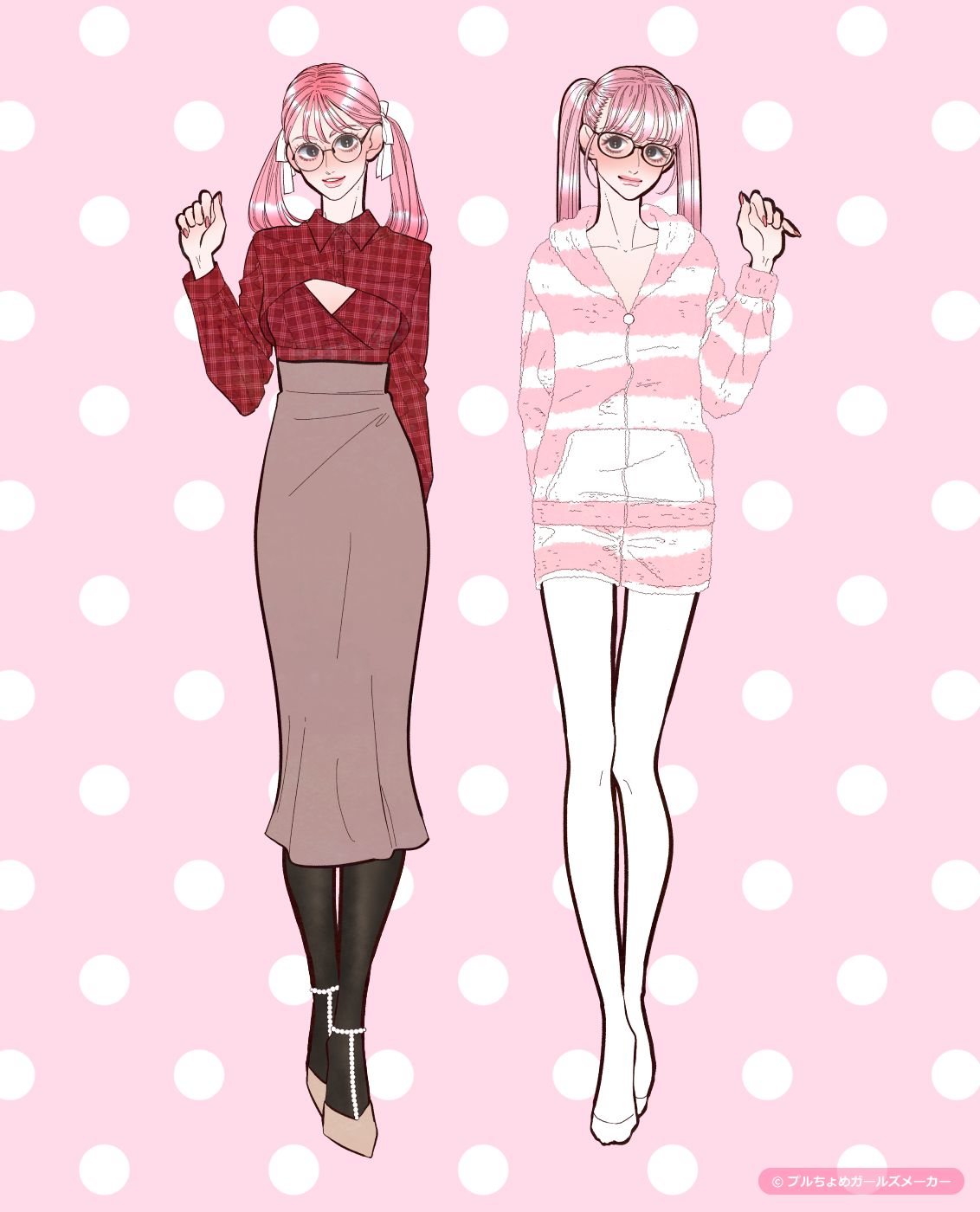 ガールズメーカーで作られた女の子1