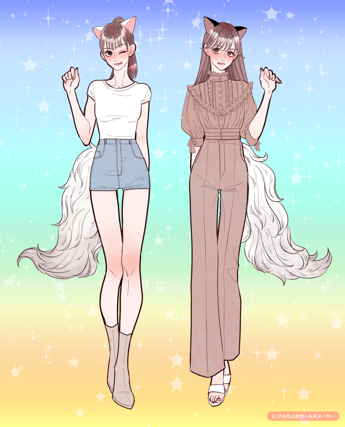 ガールズメーカーで作られた女の子1