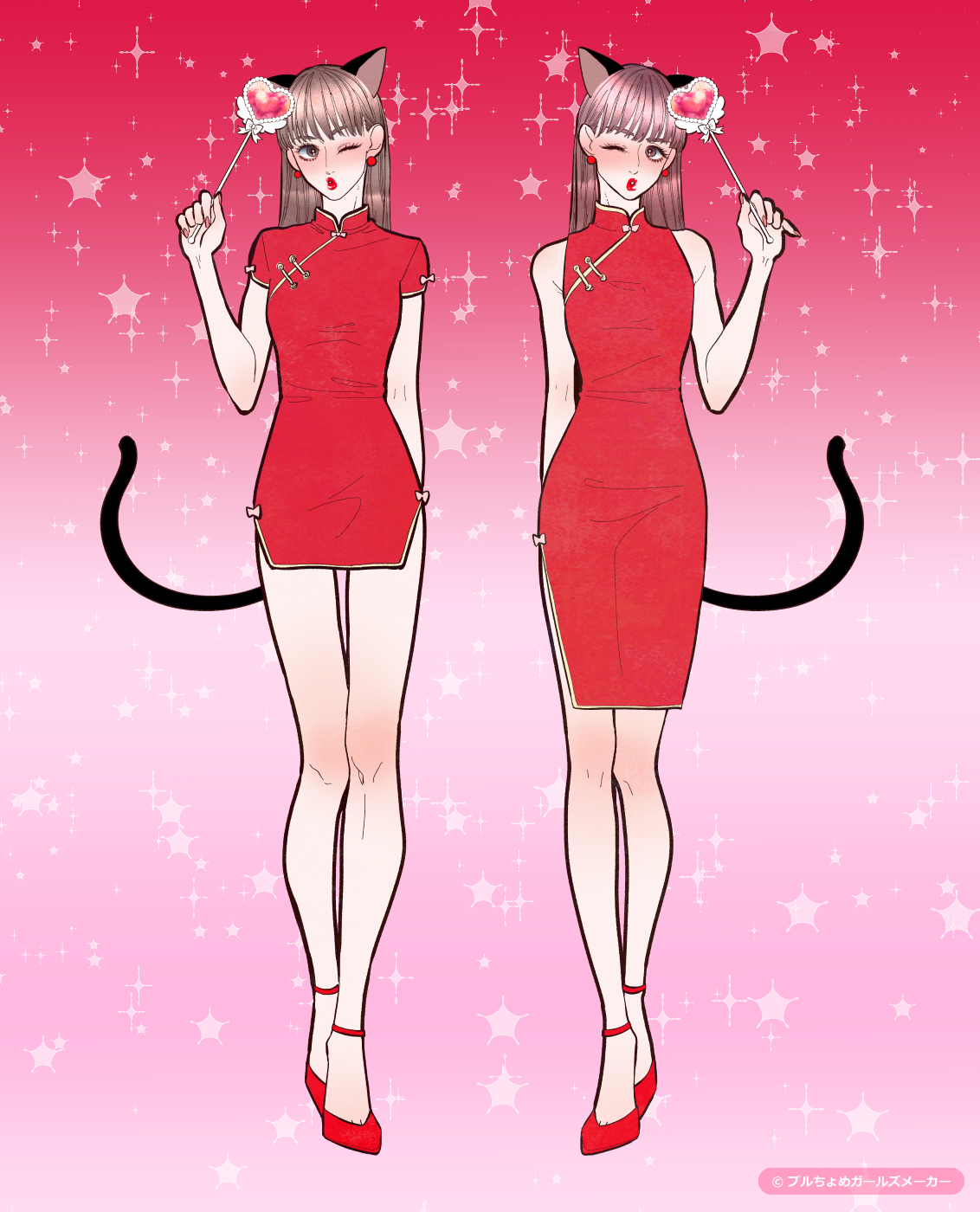 ガールズメーカーで作られた女の子2