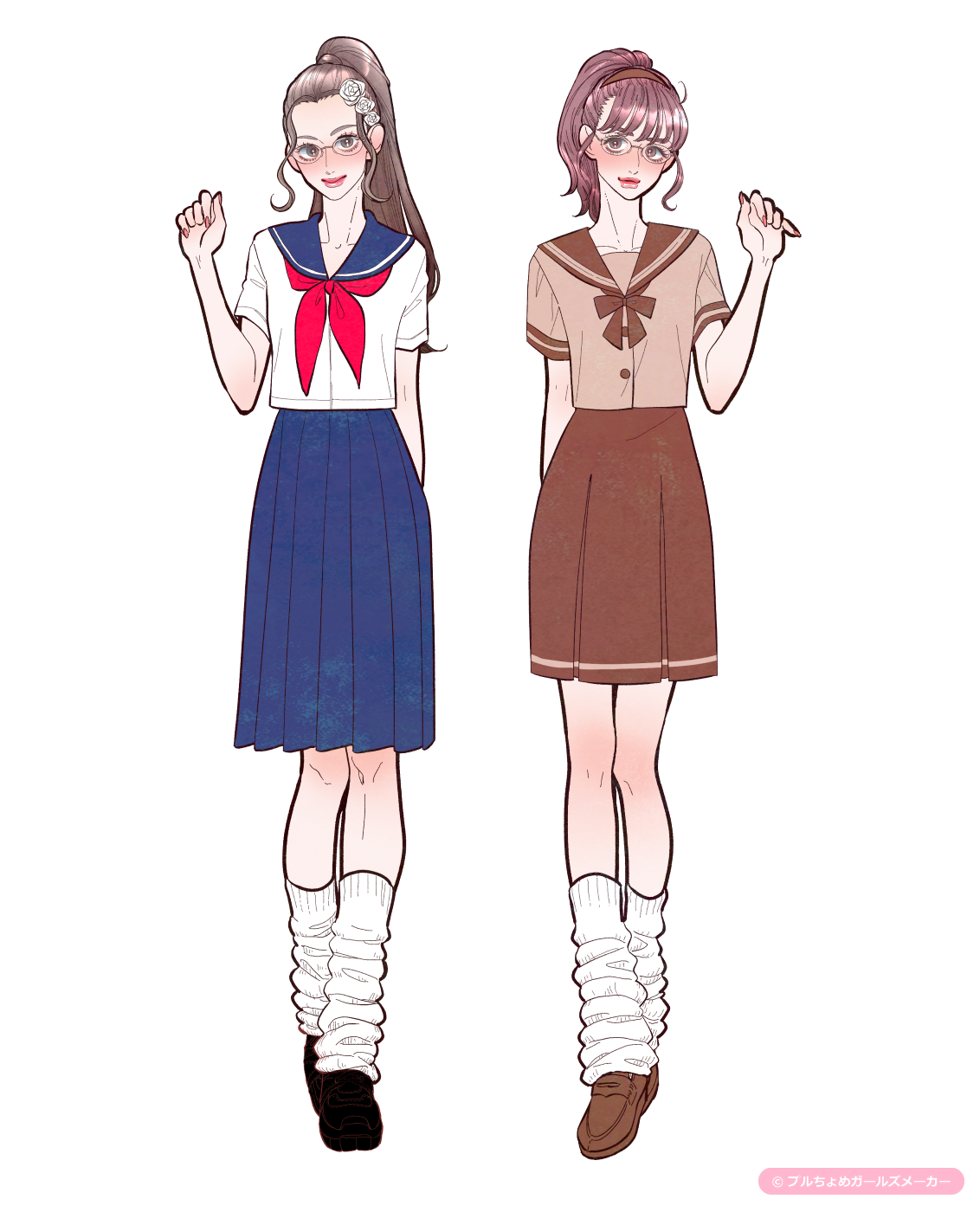 ガールズメーカーで作られた女の子1