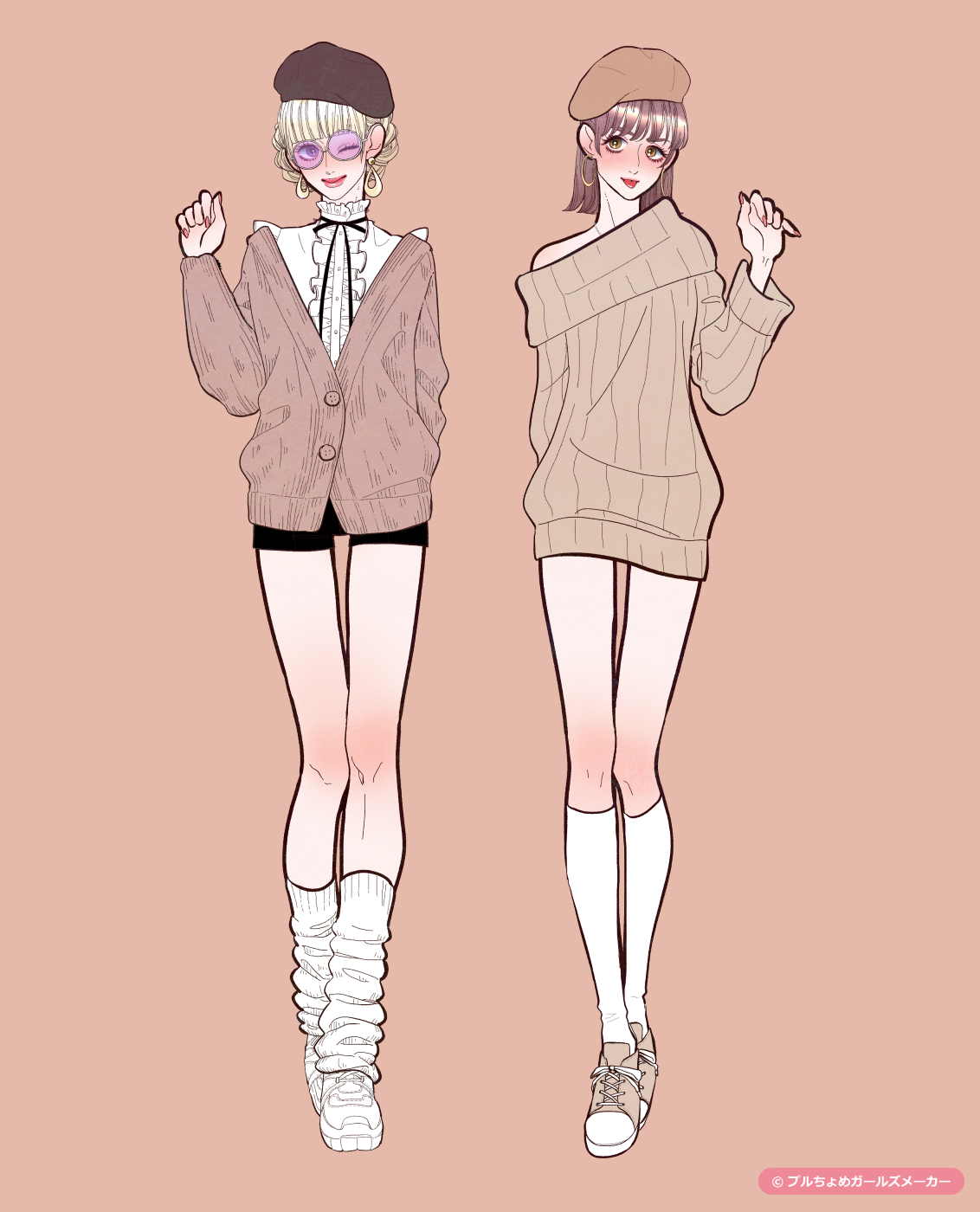 ガールズメーカーで作られた女の子1