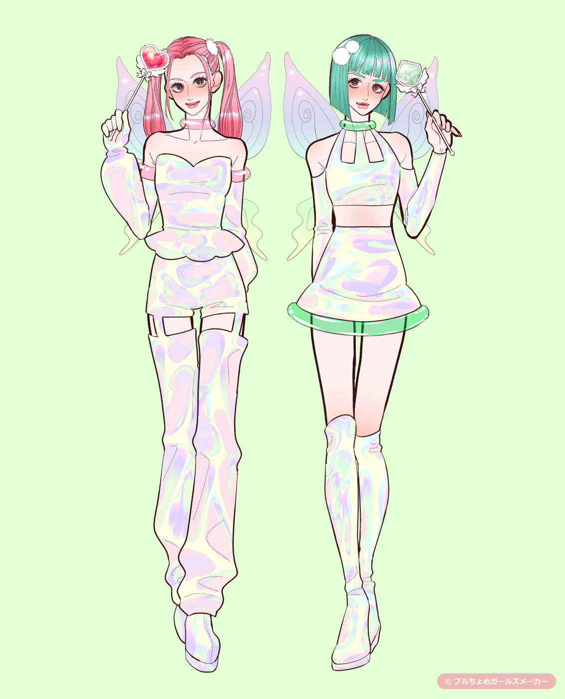 ガールズメーカーで作られた女の子1