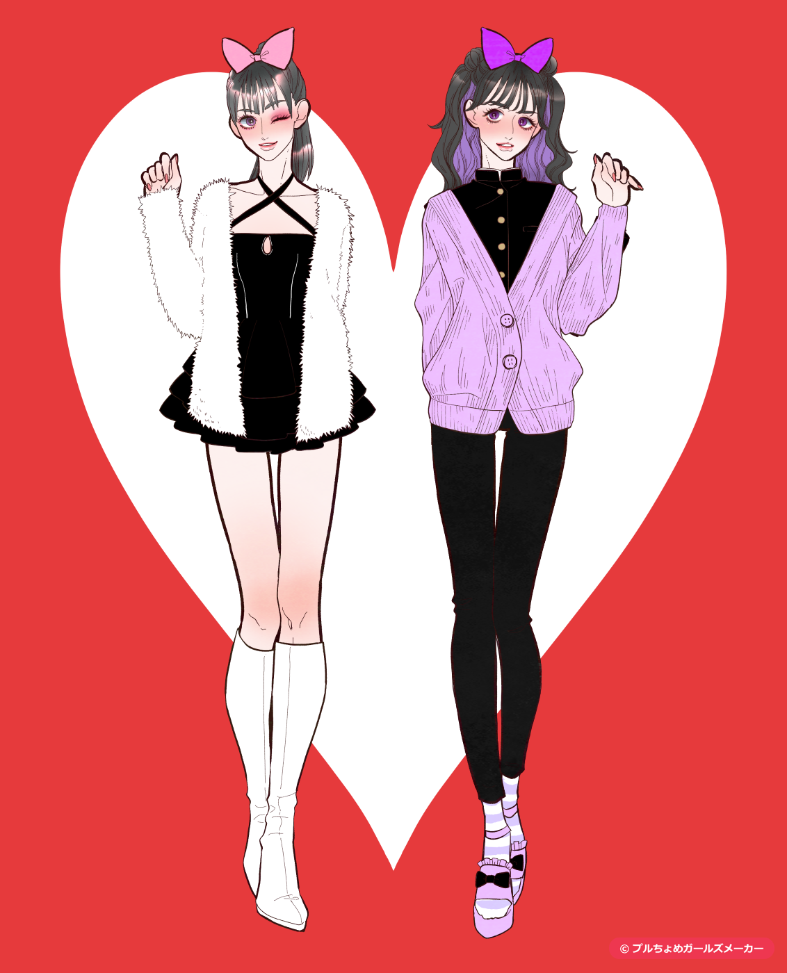 ガールズメーカーで作られた女の子1