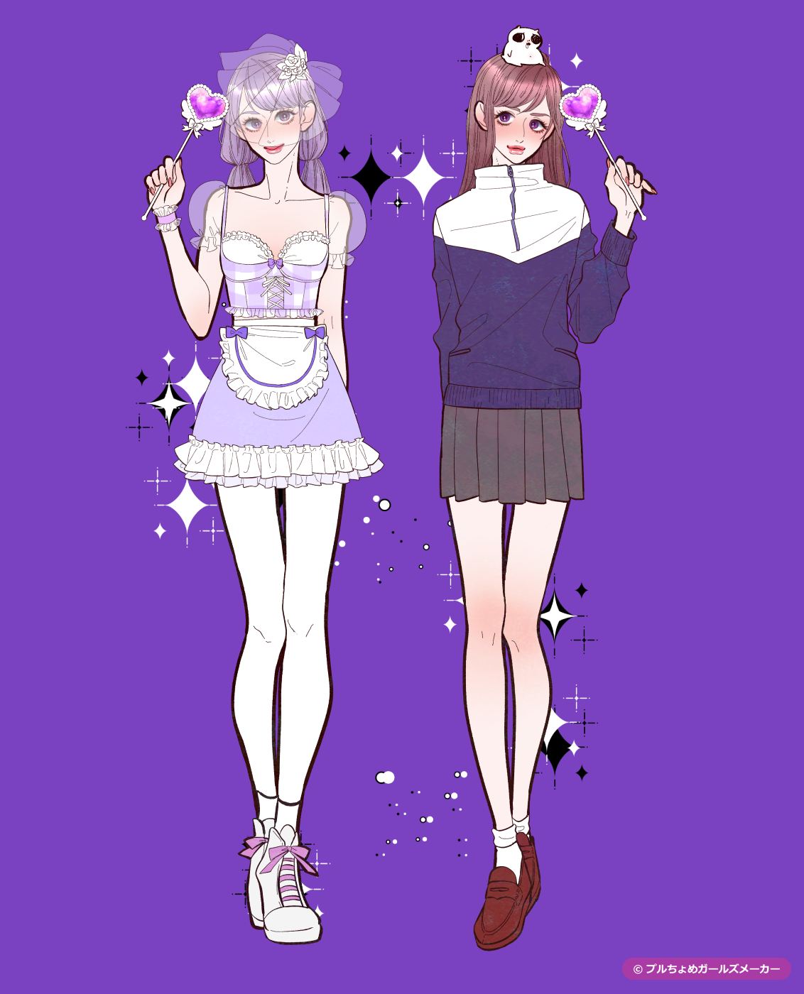 ガールズメーカーで作られた女の子1