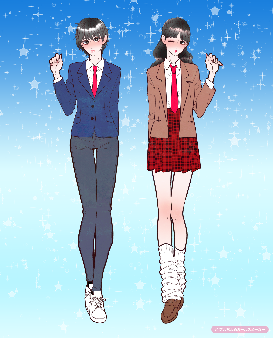 ガールズメーカーで作られた女の子1