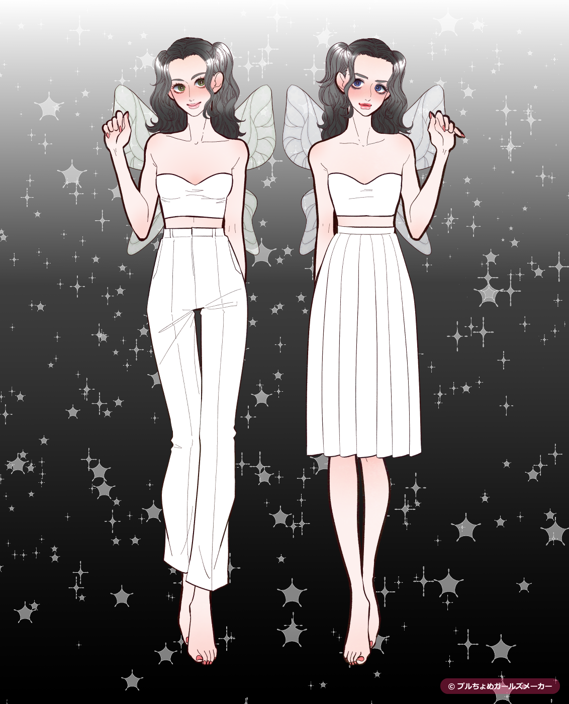 ガールズメーカーで作られた女の子1