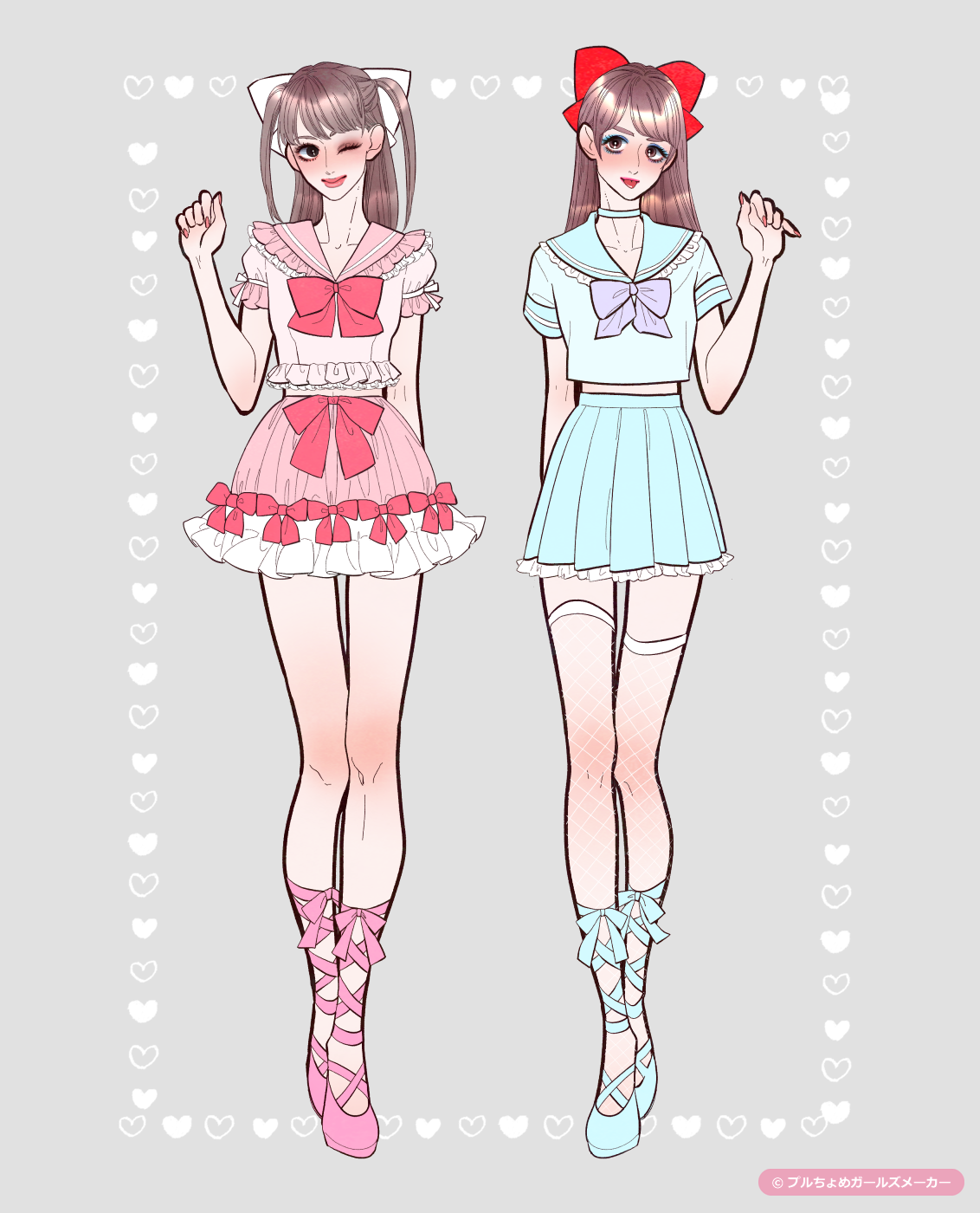 ガールズメーカーで作られた女の子17