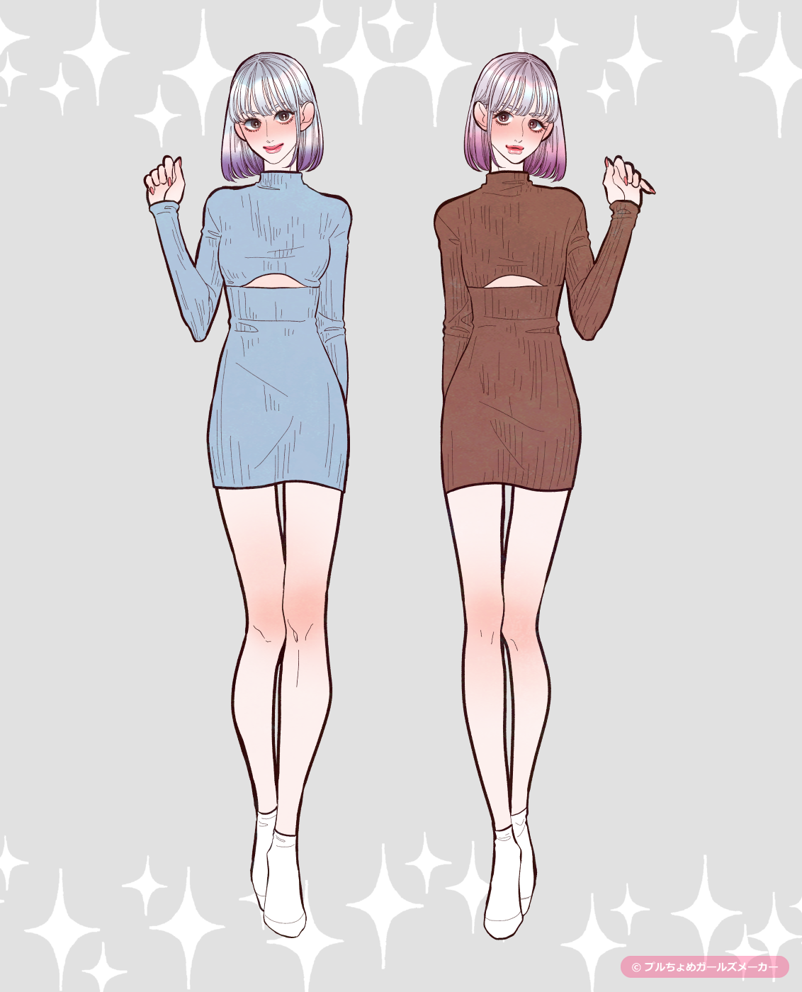 ガールズメーカーで作られた女の子1