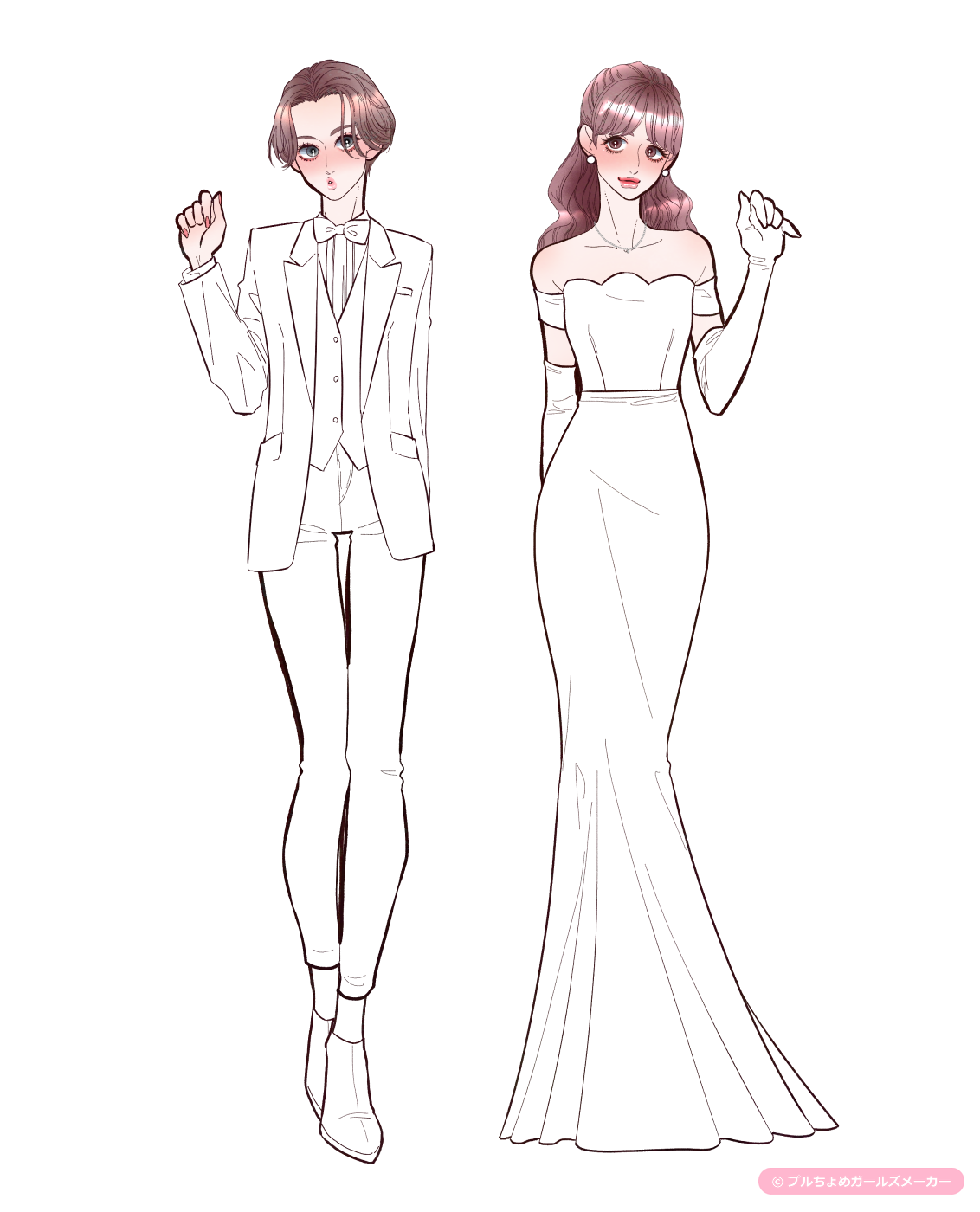 ガールズメーカーで作られた女の子2