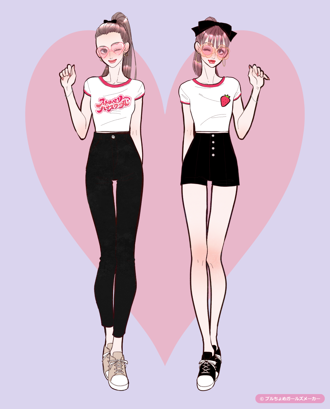 ガールズメーカーで作られた女の子1
