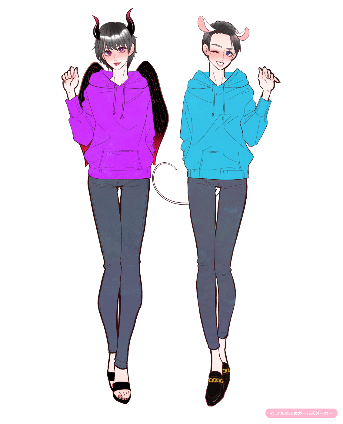 ガールズメーカーで作られた女の子1